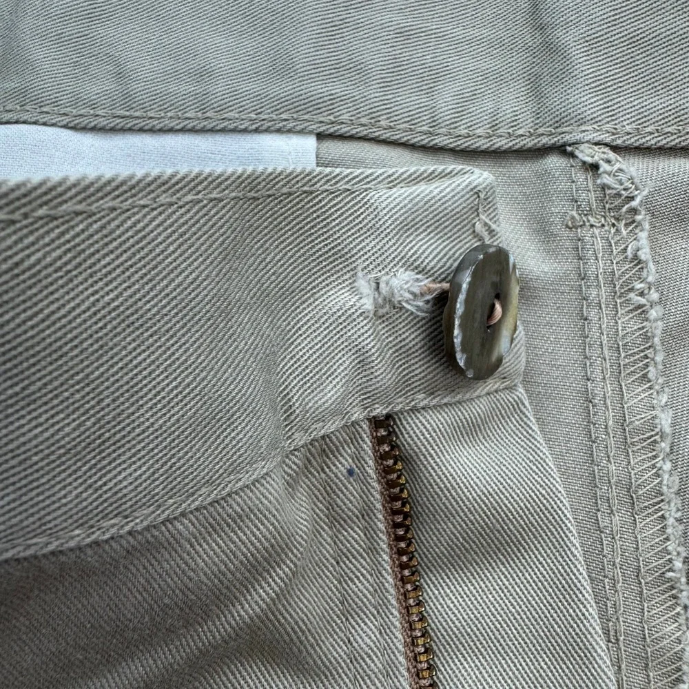 VTG Wrangler Riata Mens Pleated Chinos Tan Khaki Twill Relaxed Fit Pants 34x27